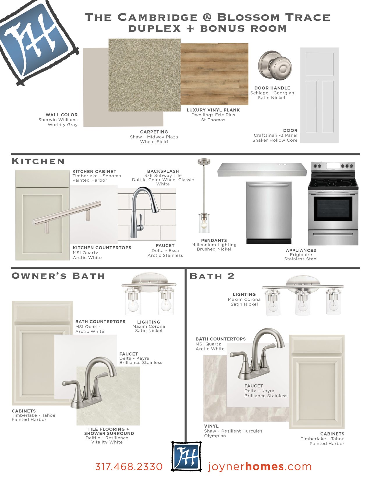 Home for Sale at Blossom Trace in Fortville, Indiana bonus room